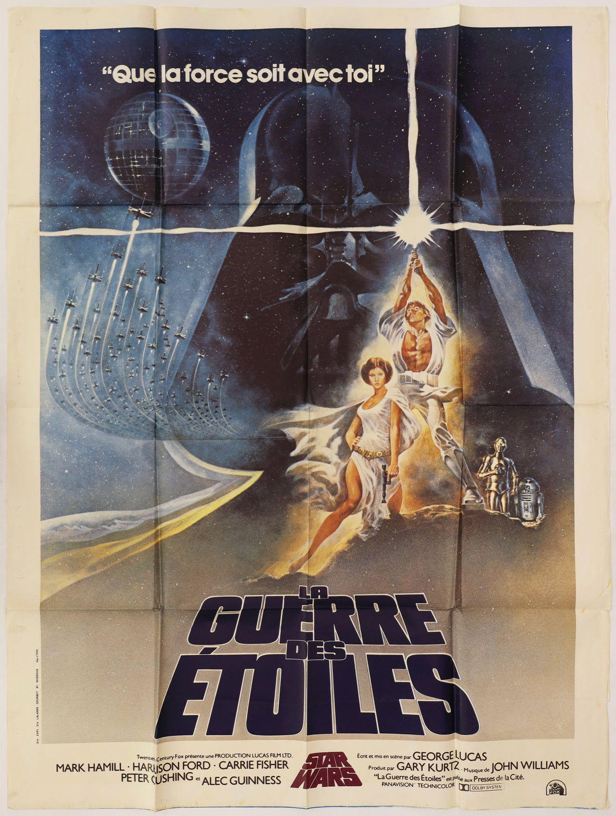 Star Wars (1977) French Grande Movie Poster