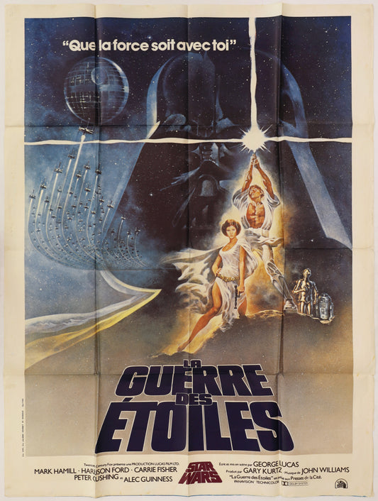 Star Wars (1977) French Grande Movie Poster
