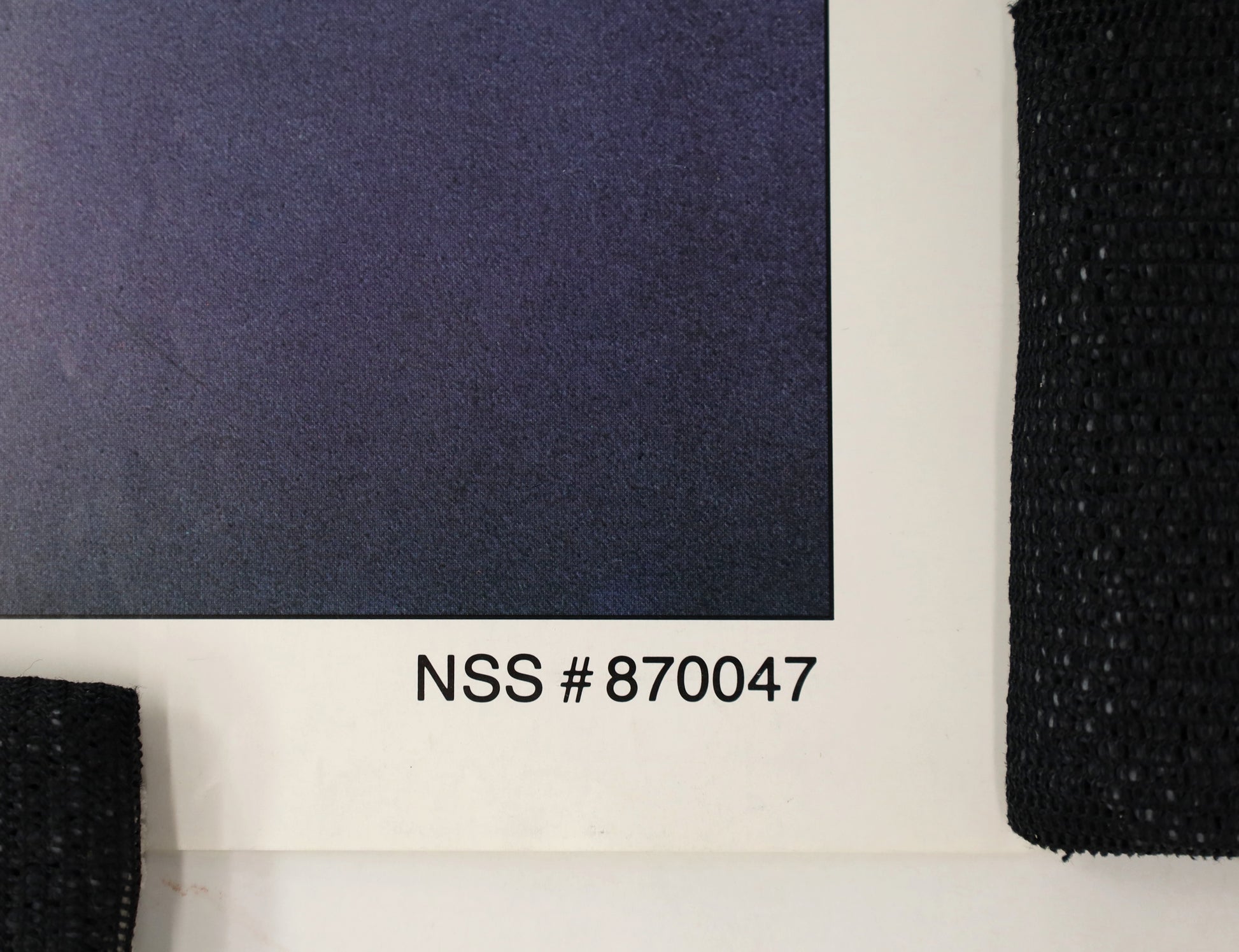 NSS number detail from original 1987 RoboCop U.S. one sheet movie poster.